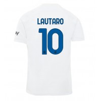 Inter Milan Lautaro Martinez #10 Auswärtstrikot 2023-24 Kurzarm